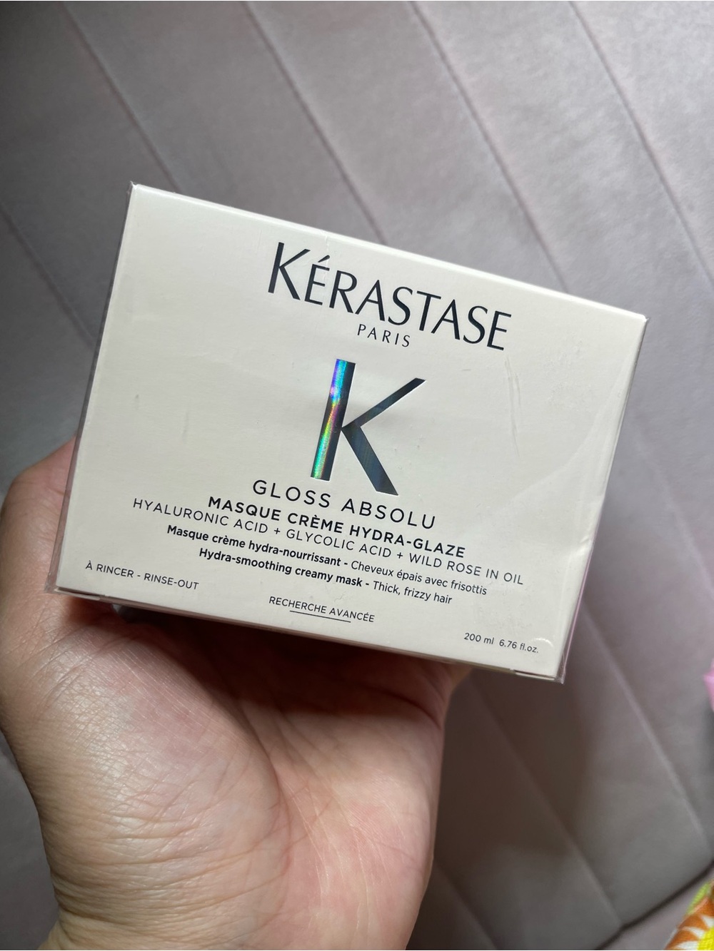Kérastase Gloss Absolu Masque Crème Hydra-Glaze Anti-Frizz Hair Mask